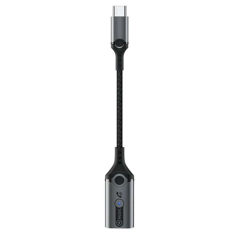 HKM-526291 Type C to 8 Pin Adapter for iPhone 15, iPad, and MacBook – Charging, Data Transfer, and Audio Connection