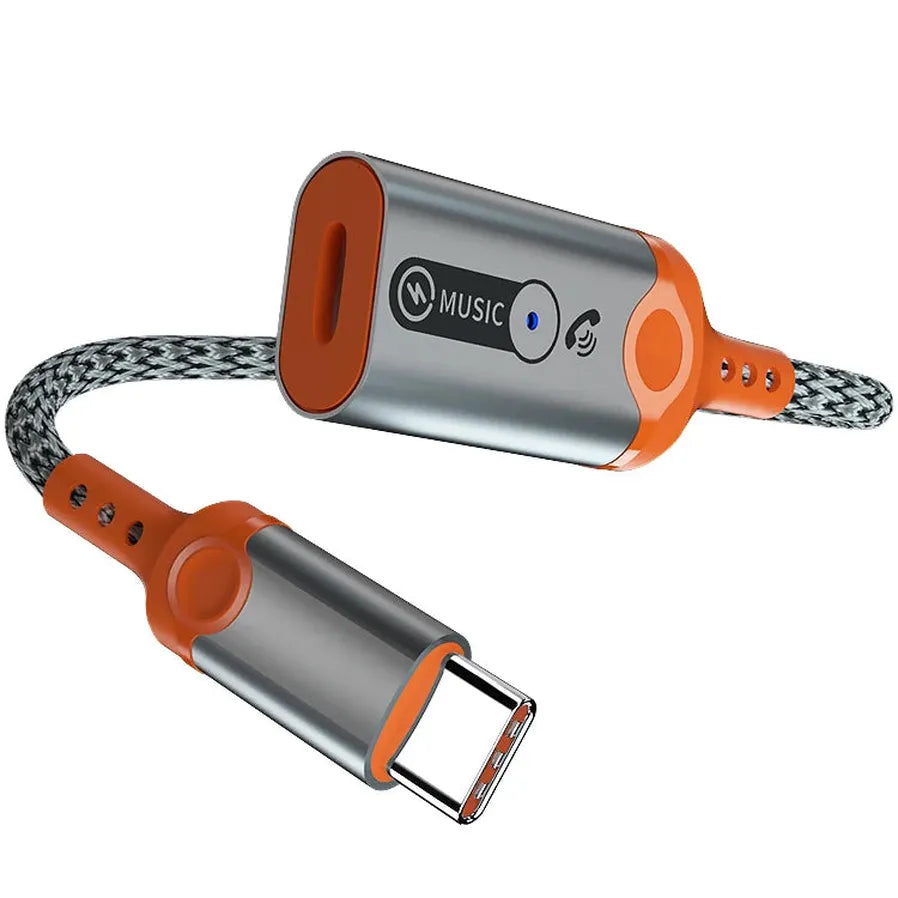 HKM-526291 Type C to 8 Pin Adapter for iPhone 15, iPad, and MacBook – Charging, Data Transfer, and Audio Connection