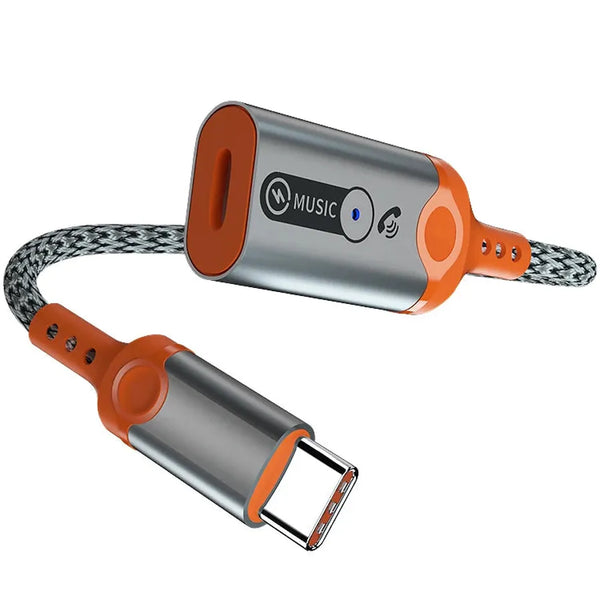 HKM-526291 Type C to 8 Pin Adapter for iPhone 15, iPad, and MacBook – Charging, Data Transfer, and Audio Connection
