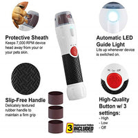 HKM-5263165 Pet Nail Polisher with ABS and Silicone Design - Compact and Easy to Use