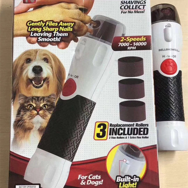 HKM-5263165 Pet Nail Polisher with ABS and Silicone Design - Compact and Easy to Use