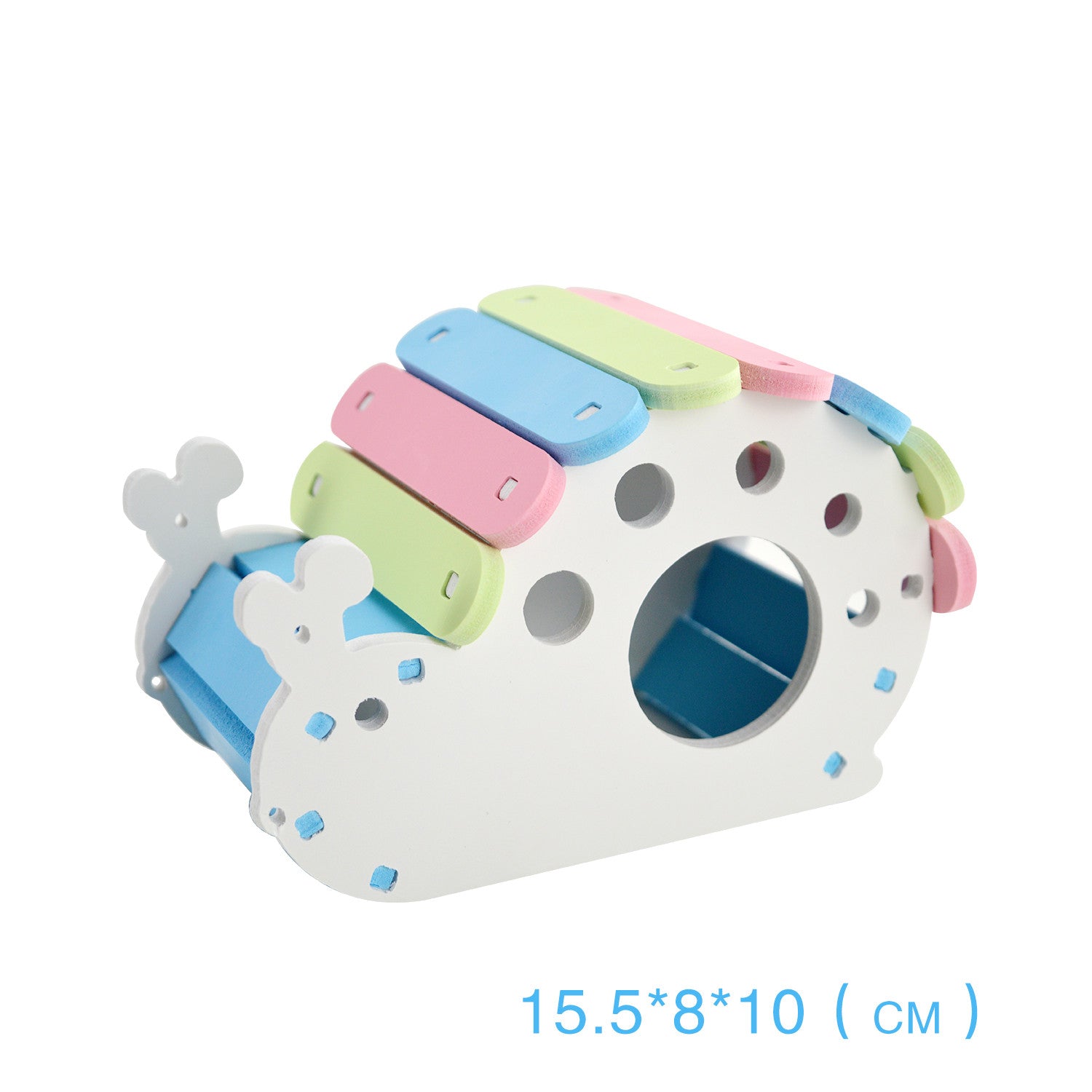 HKM-5263421 Hamster Nest Playground with Ladder - Durable, Non-Toxic PVC Pet House and Toy