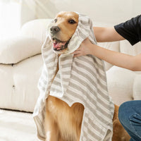 HKM-5264829 Ultra-Absorbent Quick-Drying Bath Towel for Dogs ¨C Ideal for Large, Medium, and Small Breeds