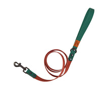 HKM-5264957 Retro Dog Collar and Traction Rope Set - PVC Polymer for Comfortable Walking