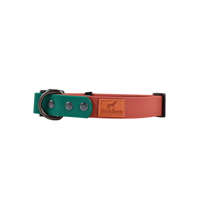 HKM-5264957 Retro Dog Collar and Traction Rope Set - PVC Polymer for Comfortable Walking