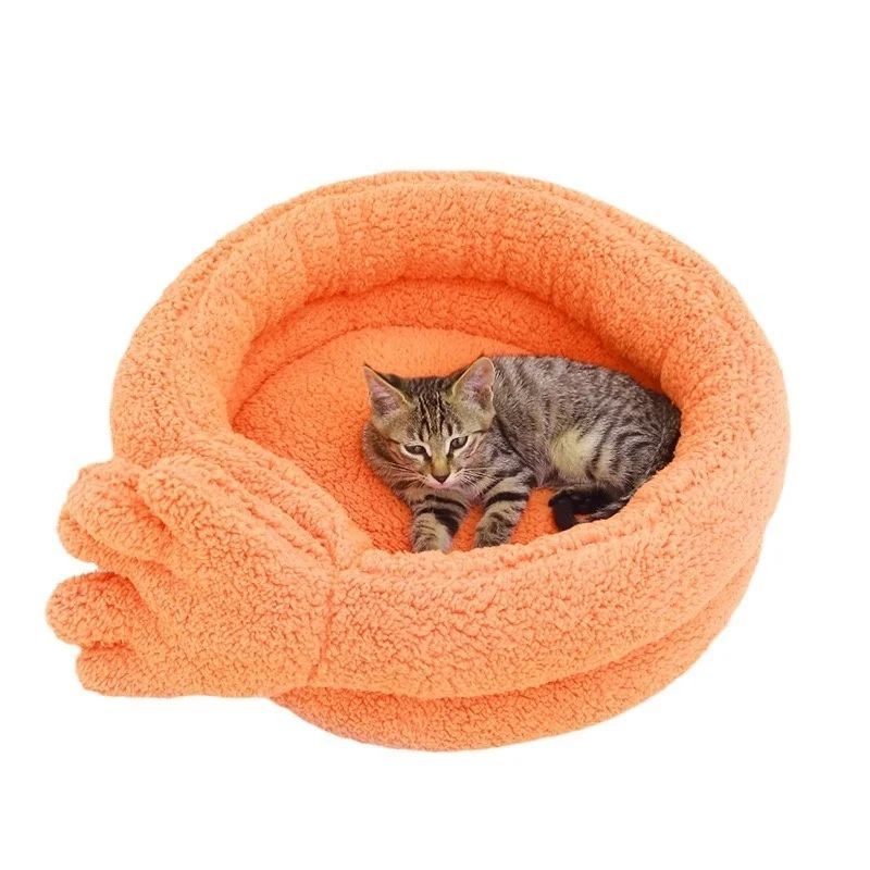 HKM-5265213 Cozy Plush Dog and Cat Mattress for Autumn and Winter – Perfect Sleeping Kennel for Pets, Size 48x20 cm