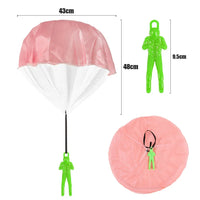 HKM-526675 Mini Parachute Soldier Flying Toy for Outdoor Fun - Educational Gift for Kids