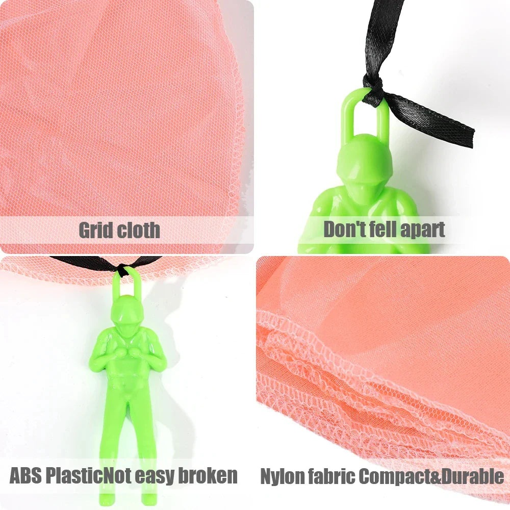 HKM-526675 Mini Parachute Soldier Flying Toy for Outdoor Fun - Educational Gift for Kids
