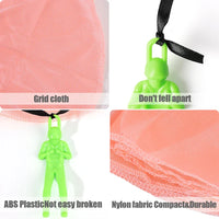 HKM-526675 Mini Parachute Soldier Flying Toy for Outdoor Fun - Educational Gift for Kids