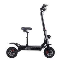 HKM-526739 60V 38AH Electric Scooter with Seat, 6000W Motor, 100-120KM Range, Foldable & Waterproof, Dual Suspension