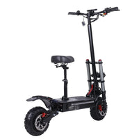 HKM-526739 60V 38AH Electric Scooter with Seat, 6000W Motor, 100-120KM Range, Foldable & Waterproof, Dual Suspension
