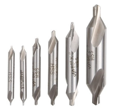 HKM-526739 High-Speed Steel Center Drill for Precise Hole Machining and Positioning
