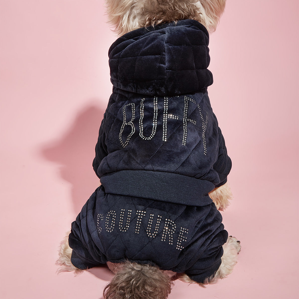 HKM-5267517 Cotton-Padded Jacket for Cats and Dogs with Four-Legged Design