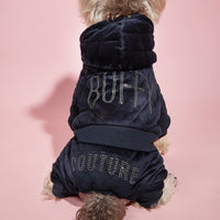 HKM-5267517 Cotton-Padded Jacket for Cats and Dogs with Four-Legged Design