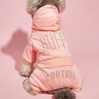 HKM-5267517 Cotton-Padded Jacket for Cats and Dogs with Four-Legged Design