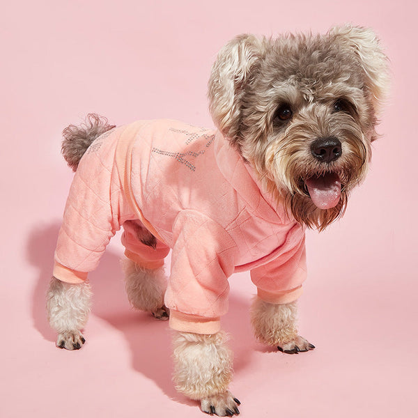HKM-5267517 Cotton-Padded Jacket for Cats and Dogs with Four-Legged Design