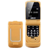 HKM-526931 Compact Mini Flip Phone - Small Screen under 4 Inches, Universal GSM with No Camera, Available in Various Colors