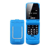 HKM-526931 Compact Mini Flip Phone - Small Screen under 4 Inches, Universal GSM with No Camera, Available in Various Colors