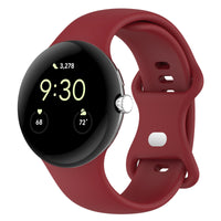 HKM-527059 Google Pixel Watch 1 & 2 Compatible Edible Silicon Watch Bands in Multiple Colors