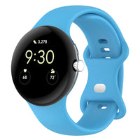 HKM-527059 Google Pixel Watch 1 & 2 Compatible Edible Silicon Watch Bands in Multiple Colors