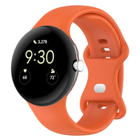 HKM-527059 Google Pixel Watch 1 & 2 Compatible Edible Silicon Watch Bands in Multiple Colors
