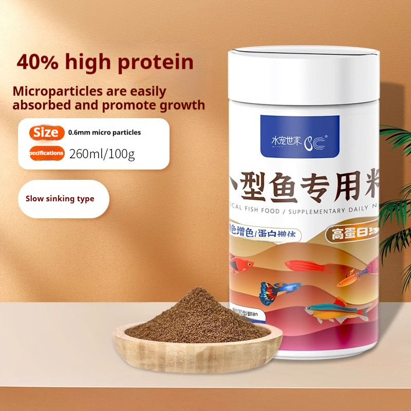 HKM-5270973 Nutritious Fish Food for Ornamental Fish - Multiple High-Protein Variants in Granular Form