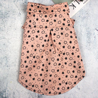 HKM-5271485 Cute Thin Clothes for Small Dogs - Teddy Bichon Collection in Blue, Pink, White, Khaki, Gray, and Yellow