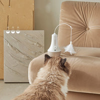 HKM-5271741 Interactive Electric Cat Tumbler Toy with USB Charging and Automatic Shut-Off
