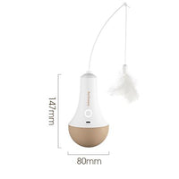HKM-5271741 Interactive Electric Cat Tumbler Toy with USB Charging and Automatic Shut-Off