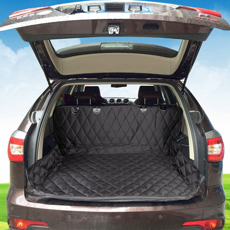 HKM-527315 Car Pet Mat - Durable Oxford Cloth Seat Cushion in Black, Available in Multiple Sizes