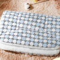 HKM-5277501 Cat Four Seasons Mat Blanket - Cozy Double-Sided Lamb Wool & Flannel Options in Various Colors and Sizes
