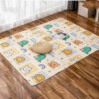 HKM-5277501 Cat Four Seasons Mat Blanket - Cozy Double-Sided Lamb Wool & Flannel Options in Various Colors and Sizes