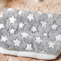 HKM-5277501 Cat Four Seasons Mat Blanket - Cozy Double-Sided Lamb Wool & Flannel Options in Various Colors and Sizes