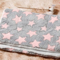 HKM-5277501 Cat Four Seasons Mat Blanket - Cozy Double-Sided Lamb Wool & Flannel Options in Various Colors and Sizes