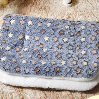 HKM-5277501 Cat Four Seasons Mat Blanket - Cozy Double-Sided Lamb Wool & Flannel Options in Various Colors and Sizes