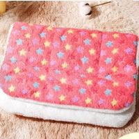 HKM-5277501 Cat Four Seasons Mat Blanket - Cozy Double-Sided Lamb Wool & Flannel Options in Various Colors and Sizes