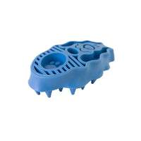 HKM-5278141 Grooming and Shampooing Dog Brush - Blue, for Healthy Coat and Skin Care