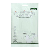 HKM-5278525 Disposable Wet Cleaning Gloves for Pets - 6 Piece Set