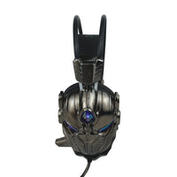 HKM-527891 High-Performance Luminous Gaming Headset with Comfortable Memory Foam and Vibrant Design