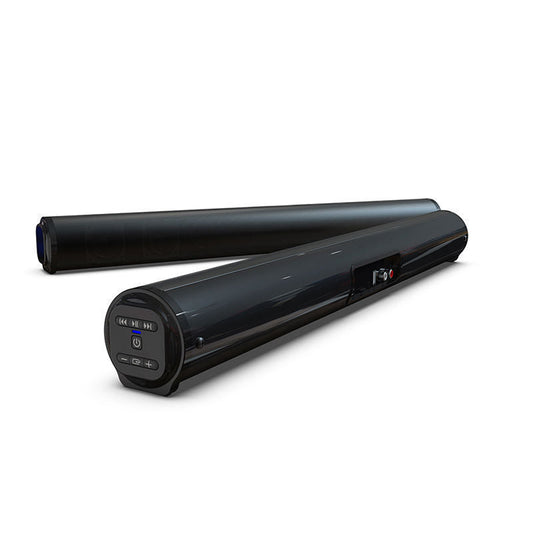 HKM-528019 Wireless Bluetooth Home Theater Audio Strip Speaker - 5W, 2000mAh Battery, Remote Control, FM Radio, 6-Hour Playtime