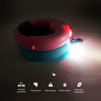 HKM-5280445 LED Automatic Telescopic Traction Rope for Pets - Rechargeable with Ergonomic Handle, 0.5*200 cm, Available in Blue, White, Pink