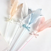 HKM-5281469 Doudou Cat Stick with Feather, Bell, and Ribbons - 3-Piece Set in Multiple Colors