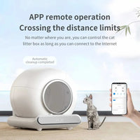 HKM-528147 Intelligent Self-Cleaning Cat Litter Box with Gravity Sensor Monitoring System
