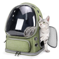 HKM-5282877 Portable Transparent Space Capsule Pet Backpack for Cats and Small Dogs, Compatible with Pets Up to 6.5kg