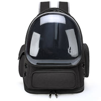 HKM-5282877 Portable Transparent Space Capsule Pet Backpack for Cats and Small Dogs, Compatible with Pets Up to 6.5kg