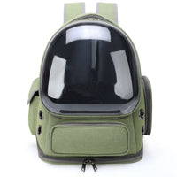 HKM-5282877 Portable Transparent Space Capsule Pet Backpack for Cats and Small Dogs, Compatible with Pets Up to 6.5kg