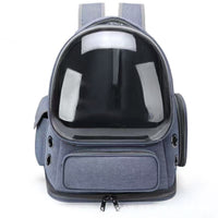 HKM-5282877 Portable Transparent Space Capsule Pet Backpack for Cats and Small Dogs, Compatible with Pets Up to 6.5kg