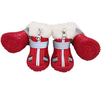 HKM-5283261 Thickened Waterproof Dog Shoes with Non-Slip Design for Winter Use