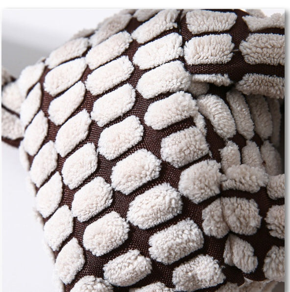 HKM-5286077 Scrunch Bunch Plush Dog Toy - Durable Crinkle, Squeaky Corn Donkey - Interactive Molar Toy