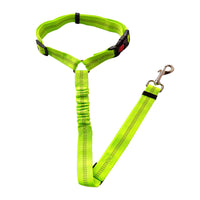 HKM-5286205 Adjustable Elastic Dog Seat Belt with Reflective Strips and Nickel-Plated Hook